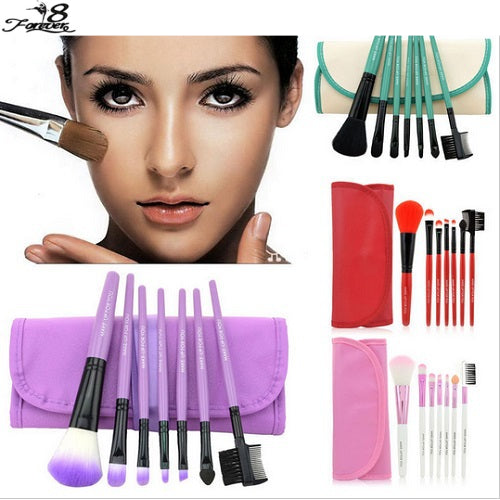 Professional Soft Cosmetic Makeup Brushes + 1 x Pouch Bag Case