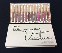 [Big Sale+Free Shipping] Kylie Jenner Take Me On Vacation Edition Matte Liquid Lipstick Lip Gloss Makeup Set