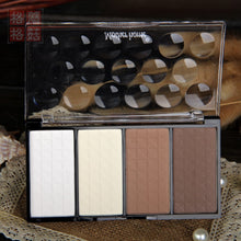 New Professional 4 Colors Concealer bronze Camouflage Makeup Neutral Palette Primer Contour Facial Shadow Highlighter V Face