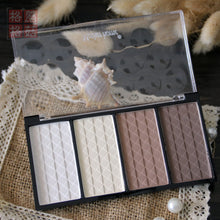 New Professional 4 Colors Concealer bronze Camouflage Makeup Neutral Palette Primer Contour Facial Shadow Highlighter V Face